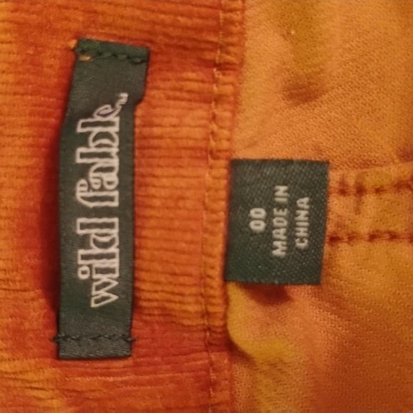 Girls youth Courdoroy pants - Picture 2 of 3